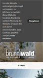 Mobile Screenshot of brunnwald.at
