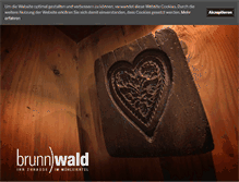 Tablet Screenshot of brunnwald.at